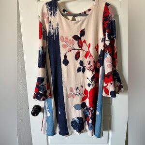 Maeve Anthropologie Floral Bell Sleeve Dress | NWT | Medium